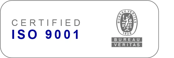 Certified ISO 9001