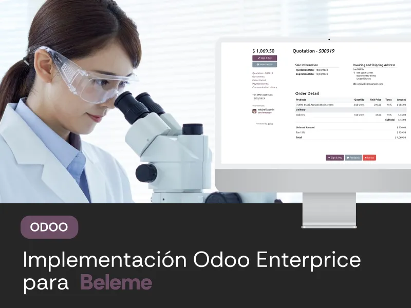 Implementación Odoo Enterprice para  Beleme